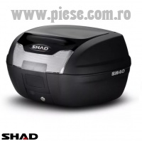 Cutie portbagaj (topcase) Shad model SH40 culoare: negru (volum: 40 litri) – include placa de montaj